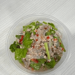 ยำเส้นแก้วหมูสับเผ็ดน้อย