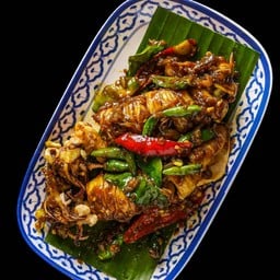ปลาหมึกผัดพริกเผา