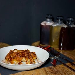 Angry ข้าวย่างหม่าล่า + น้ำสมุนไพร