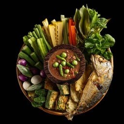 น้ำพริกกะปิ+ปลาทูทอด