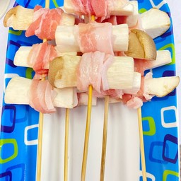 เห็ดออรินจิ พัน เบคอน