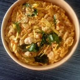 ข้าวห่อหมกหน่อไม้หมูสับไข่ข้น