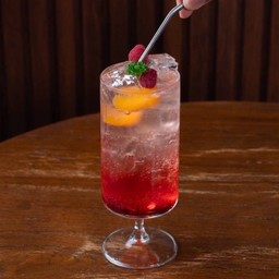 Raspberry Peach Soda