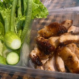 ข้าวคอหมูย่าง