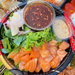 ลาบแซลมอนน้ำยำปลาร้า