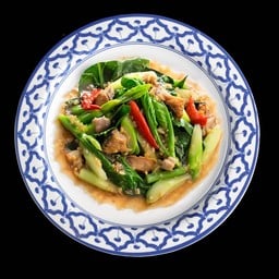 คะน้าปลาเค็ม