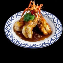 กุ้งราดซอสมะขาม