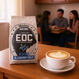 ลาเต้กลิ่นทาร์ตบลูเบอรี่ (Blueberry Crips)