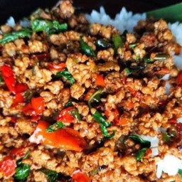 ข้าวกระเพราหมู