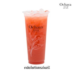ชาเขียวโยเกิร์ตสตรอว์เบอร์รี
