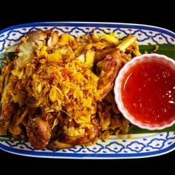 ไก่บ้านทอดขมิ้น