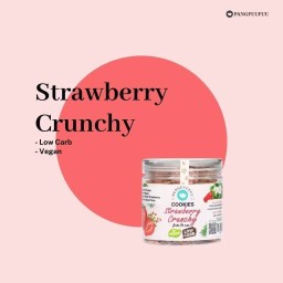 Pangfuufuu คุกกี้ Strawberry crunchy fruit&nut