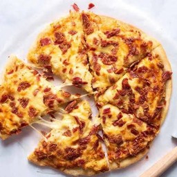 Pizza Angus Bacon With Carbonara Island