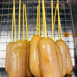 ฮอทดอกหนังกรอบวุ้นเส้น