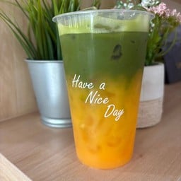 ชาเขียวมัทฉะน้ำส้ม