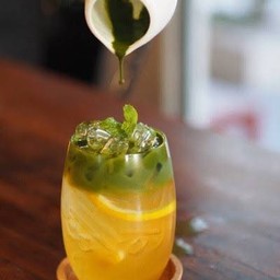 มัทฉะน้ำผึ้งมะนาว