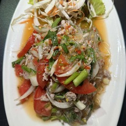ยำวุ้นเส้นหมูสับ