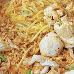 หมี่เหลืองต้มยำ