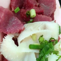 ซอยจุ๊เนื้อสด + ตับสด