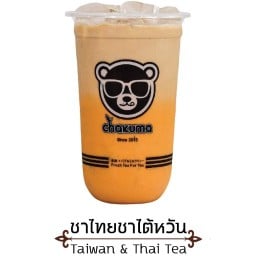 ชานมไข่มุก ชาคูมะตลาดเพชรอารี ตลาดเพชรอารีแพรกษา