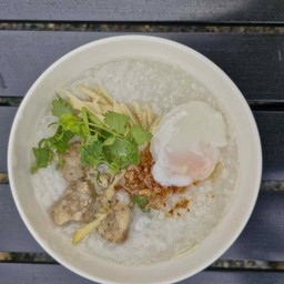 โจ๊กไก่+ไข่ลวก