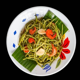 ผักบุ้งฝอยผัดกะปิ