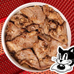 ข้าวหมูคุโรบุตุกระเทียม