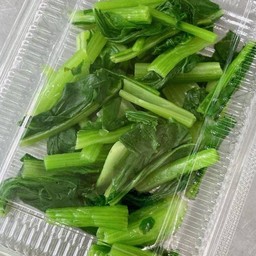 ผักกวางตุ้งลวก