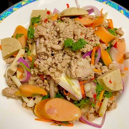 ยำวุ้นเส้นหมูจุกๆๆ