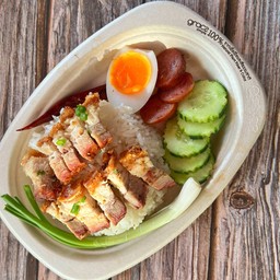 ข้าวหมูกรอบ