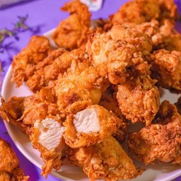 ข้าวไก่กรอบแกงมัสมั่น