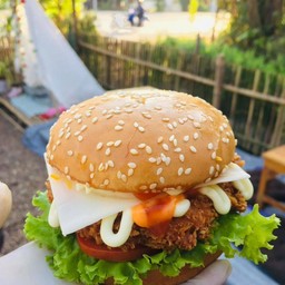 เบอร์เกอร์ไก่ทอด