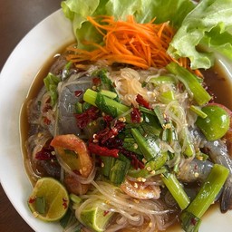 ตำเส้นเล็กกุ้งสด