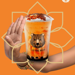 ชาไทยหมี ไข่มุก พ่นไฟ.