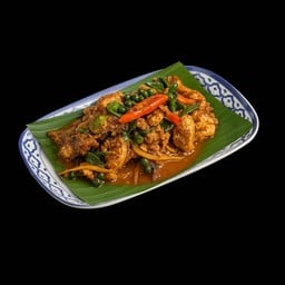 ผัดเผ็ดไก่บ้าน