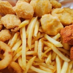 ไก่ป๊อบ+เฟรนช์ฟรายส์