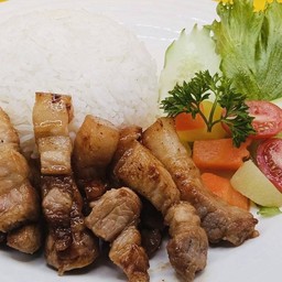 No_48 Fish Sauce Grilled Pork Rice ข้าวหมูย่างน้ำปลา