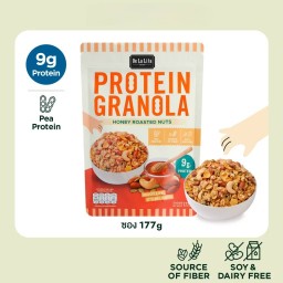 De La Lita ซีเรียลธัญพืชโปรตีน น้ำผึ้ง ถั่ว 177 ก.