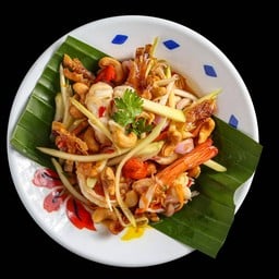 ยำมะม่วงกุ้งสด