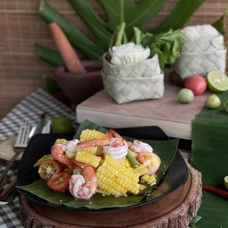 ตำข้าวโพดกุ้ง