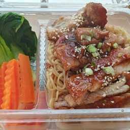 ข้าวไก่อบน้ำจิ้มซีฟู้ด