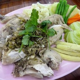 ไก่นึ่งสมุนไพร(1ตัว)