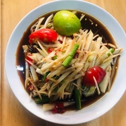 ตำปลาร้าไม่ใส่ปู