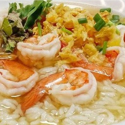 ข้าวต้มกุ้ง (5-6ตัว)