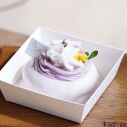 เค้กลาวาเผือกมะพร้าวน้ำหอม