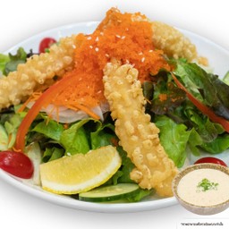 สลัดกุ้งเทมปุระ