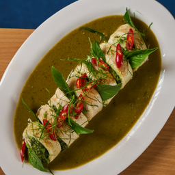 Green Curry Chicken Roulade