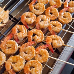 กุ้งย่างซอสเกาหลี