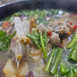 ต้มยำปลากระพงถ้วย Tom Yum Sea Bass, cup