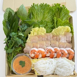 เมี่ยงกุ้งหมูสามชั้น